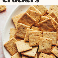 Image of almond flour crackers