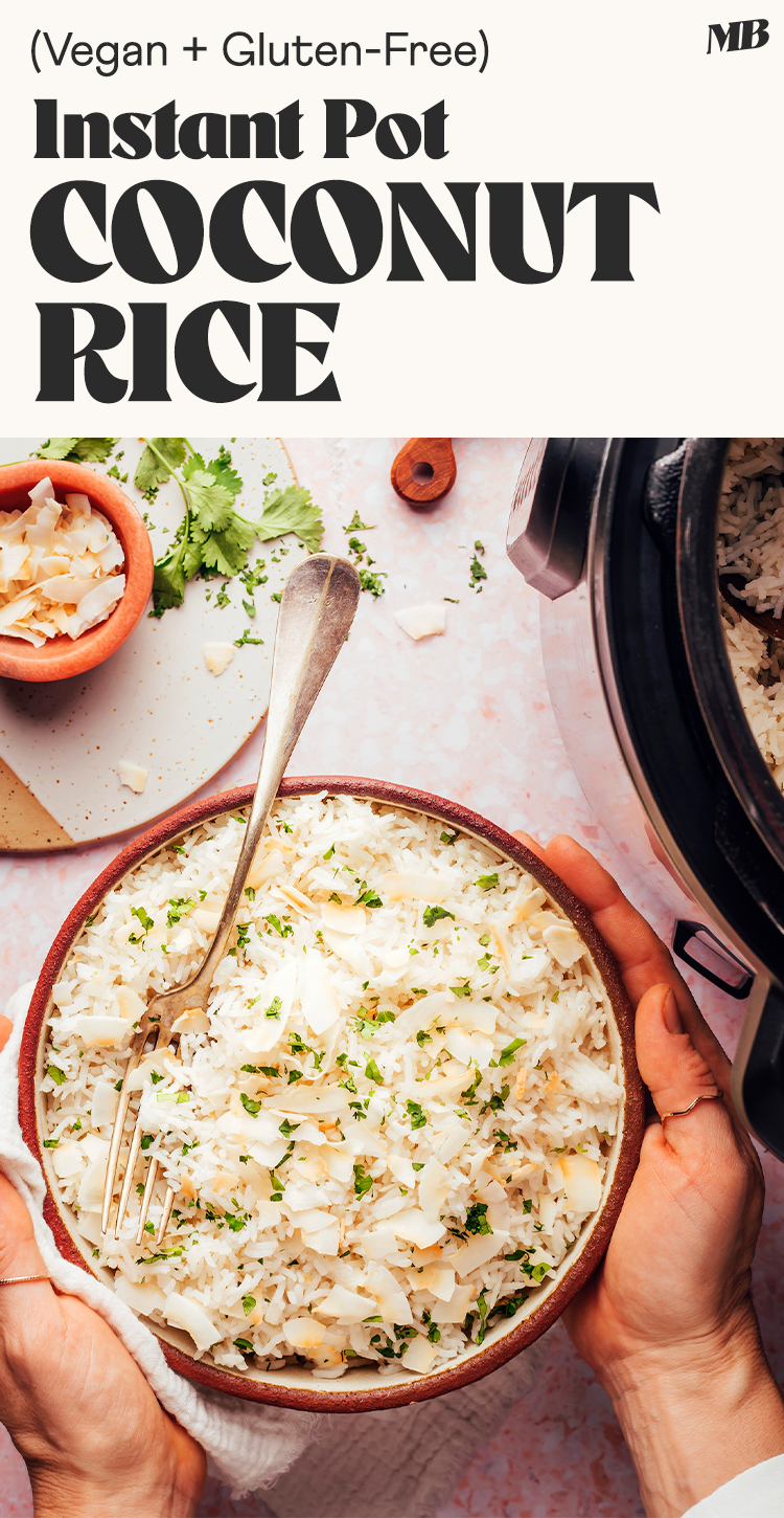 Image of instant pot coconut rice
