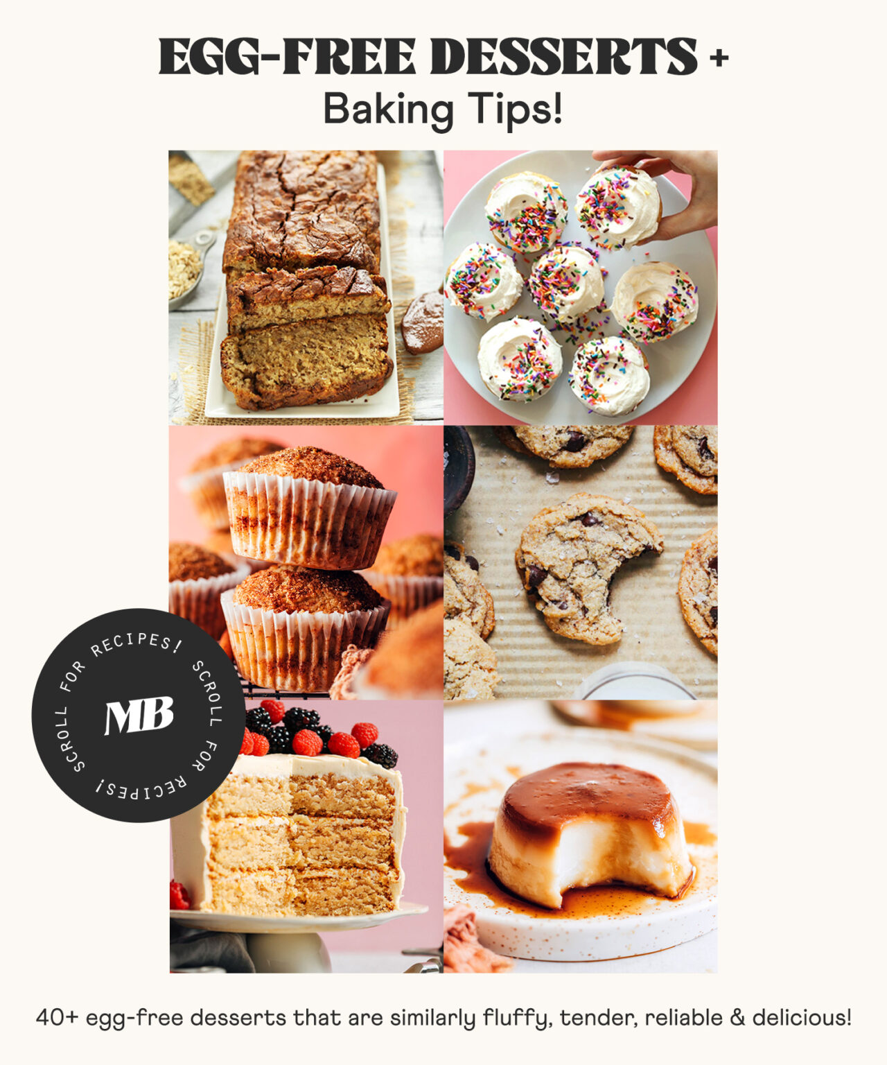 Egg Free Desserts Baking Tips Minimalist Baker Egg free desserts baking tips minimalist baker