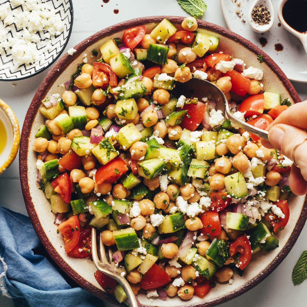 Actually Crispy Baked Chickpeas | Minimalist Baker Recipes