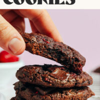 Image of the best chocolate cake mix cookies