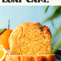 Image of orange almond loaf cake