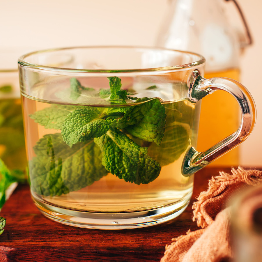 Making Mint Tea with Fresh or Dried Leaves