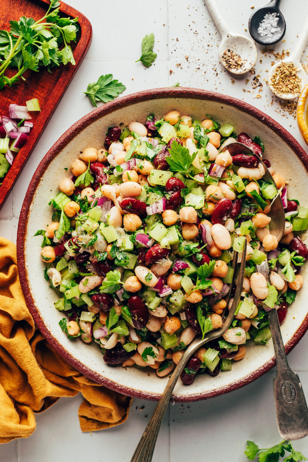 Easy Three Bean Salad - Minimalist Baker Recipes