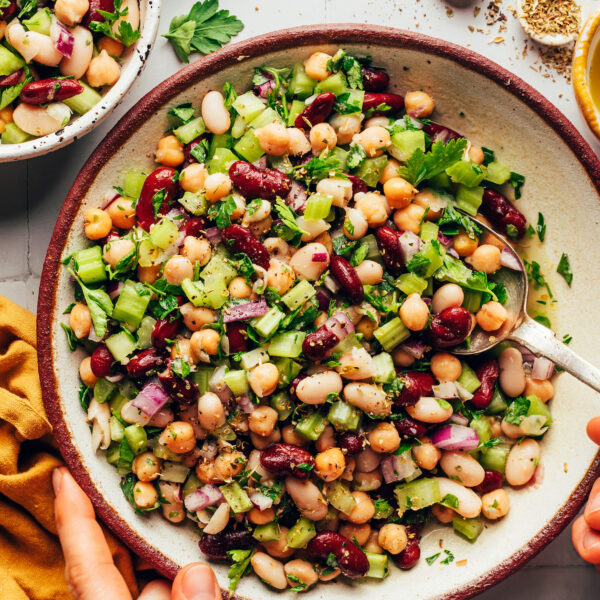 Kale Salad with Beets and Lentils | Minimalist Baker Recipes