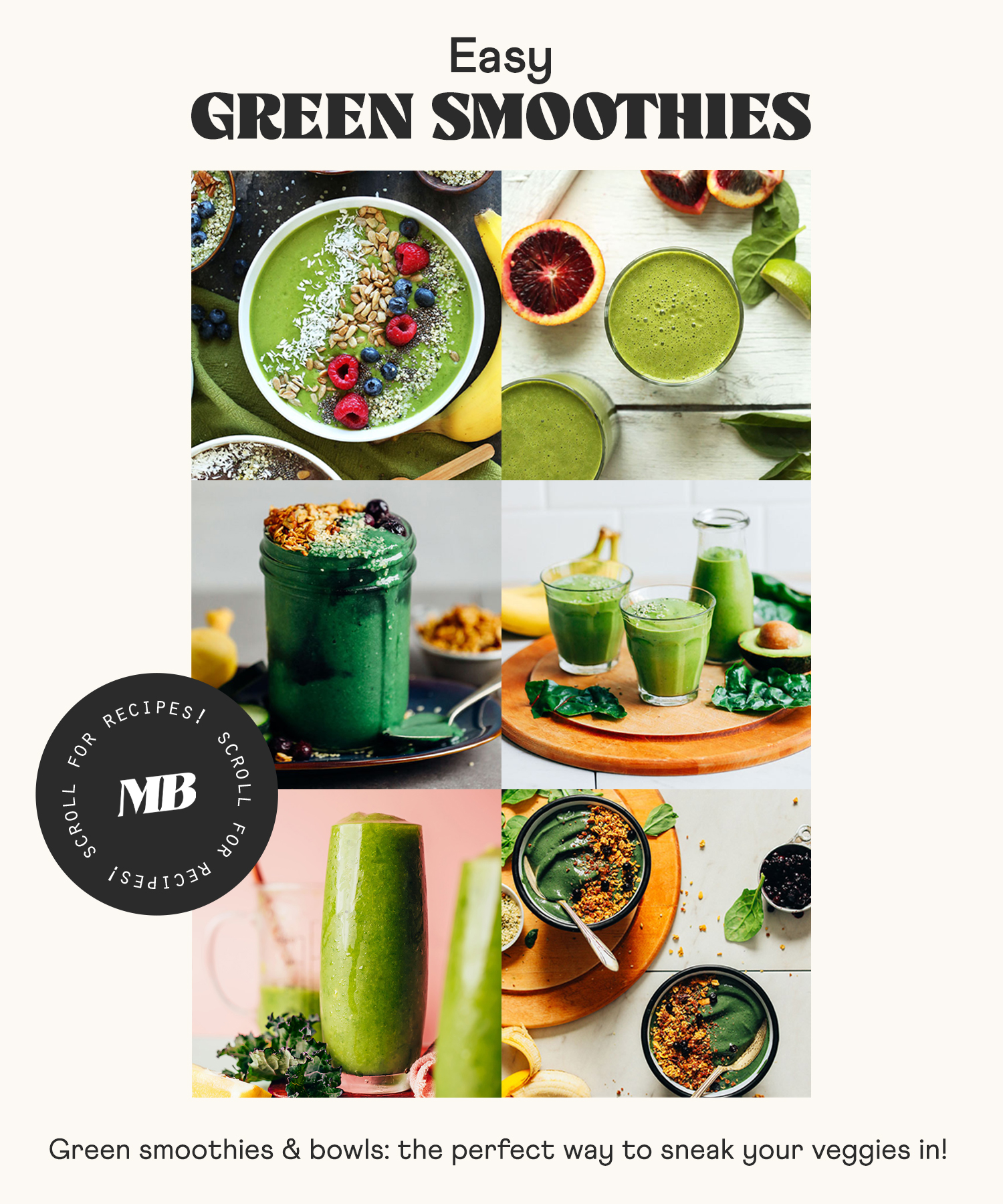 Image of easy green smoothies