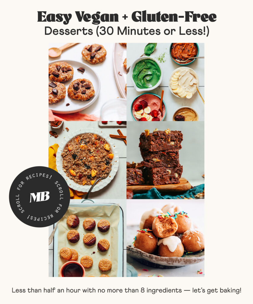 best easy vegan gluten free desserts