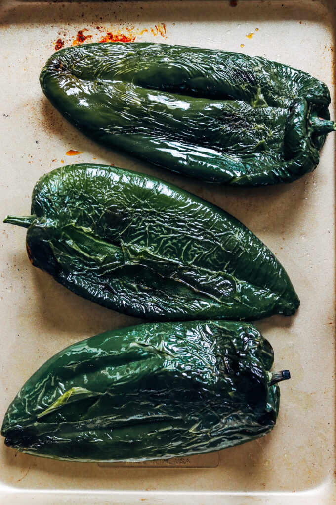 Chiles Rellenos White Vegan White Bean Chile Relleno (Baked!) - Minimalist Baker