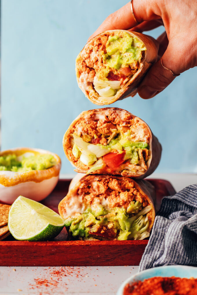 The Ultimate Vegan Burrito (Crunchwrap-Inspired!)