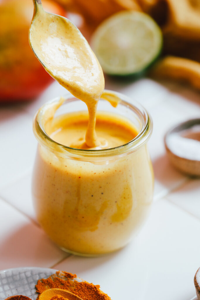 Creamy Turmeric Mango Vinaigrette - Minimalist Baker Recipes