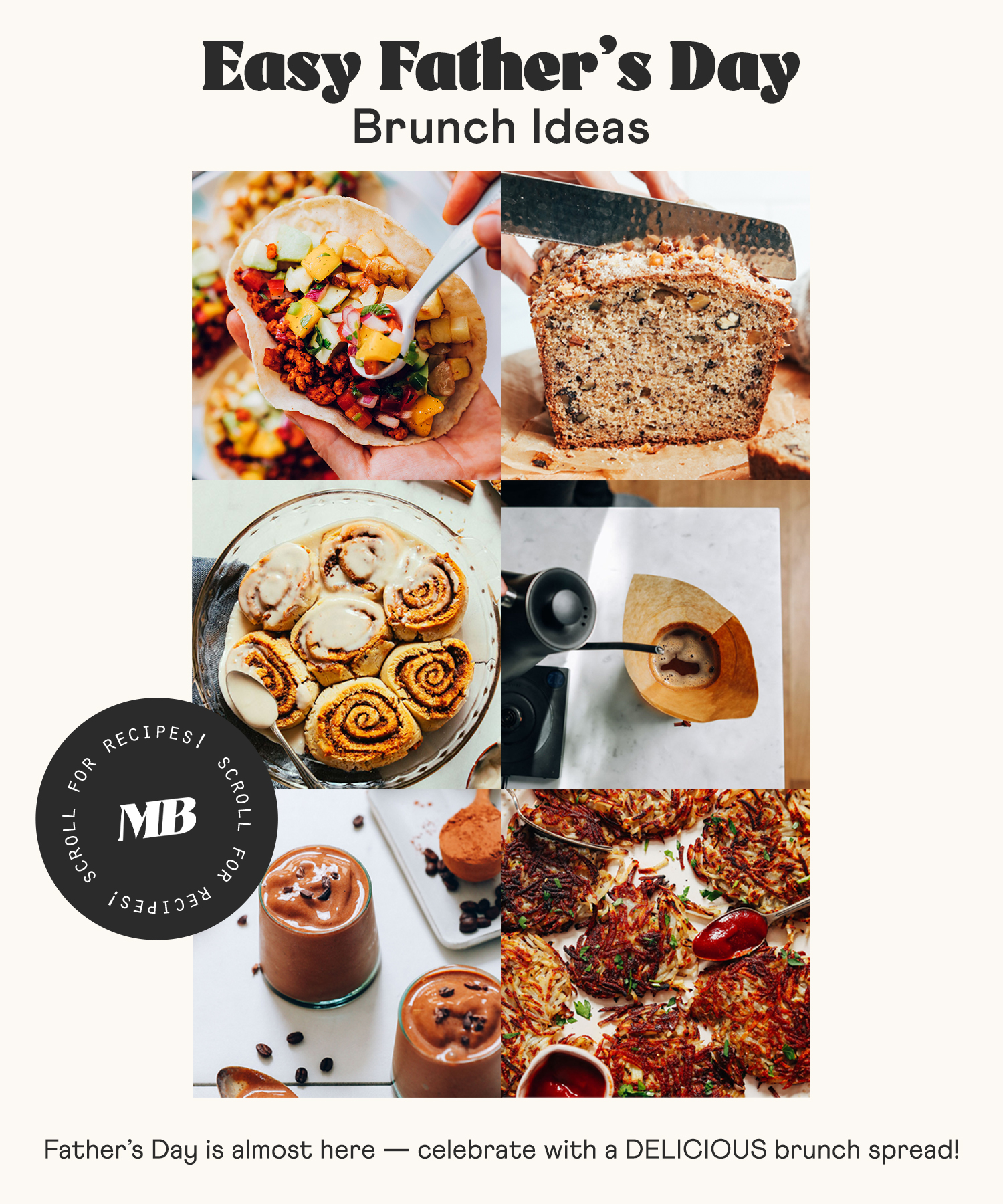 Image of easy father's day brunch ideas