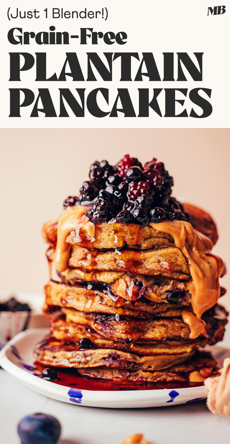 Image of grain-free plantain pancakes
