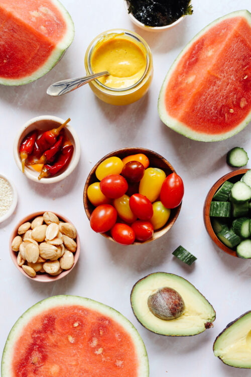 Spicy Watermelon Salad (True Food-Inspired!) - Minimalist Baker