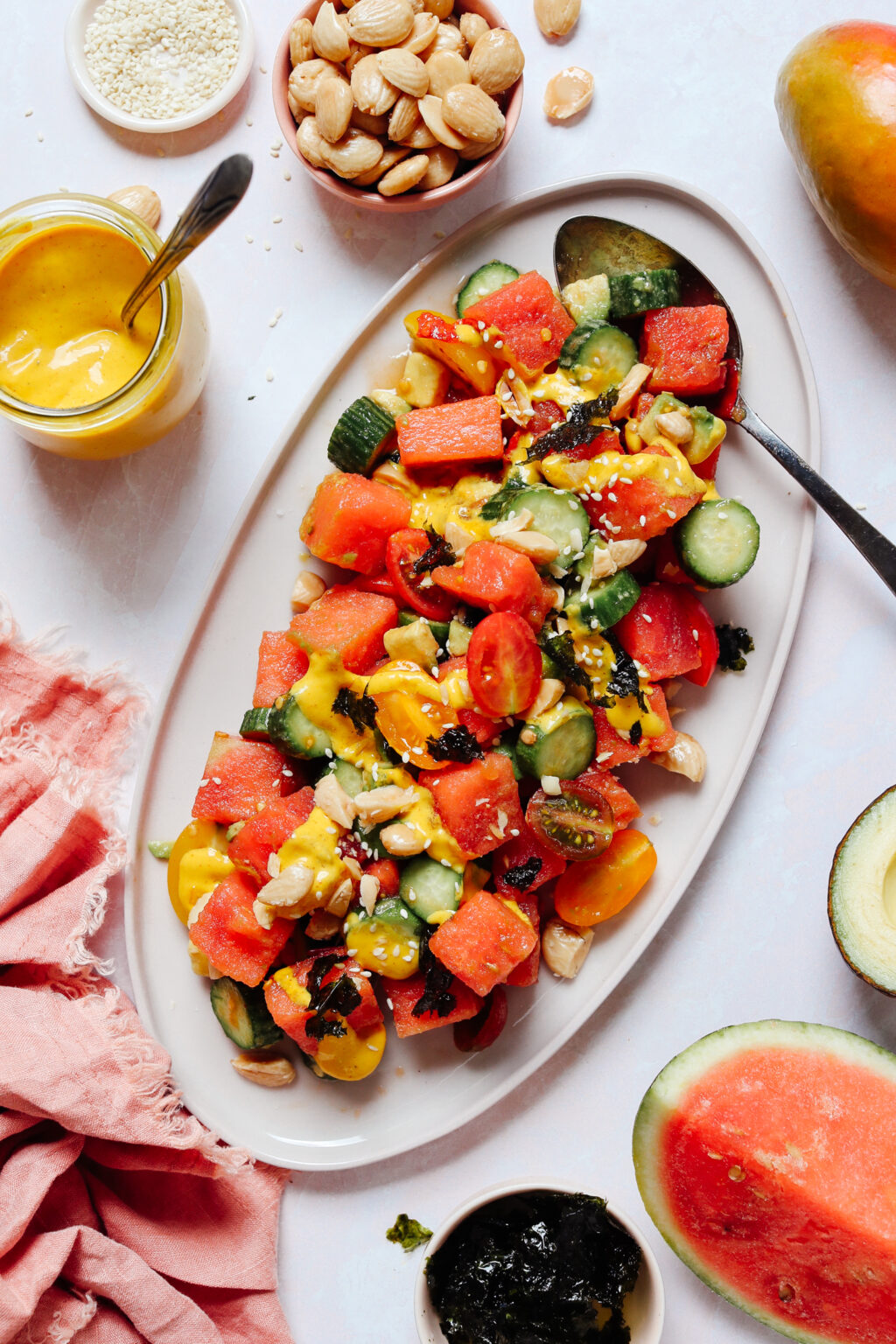 Spicy Watermelon Salad (True Food-Inspired!) - Minimalist Baker