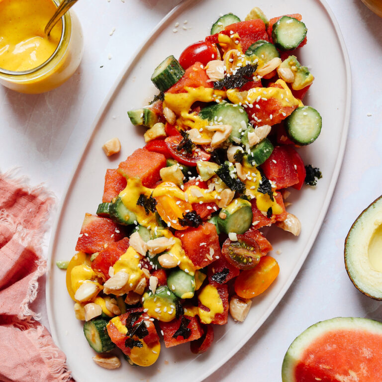 Spicy Watermelon Salad (True Food-Inspired!) - Minimalist Baker