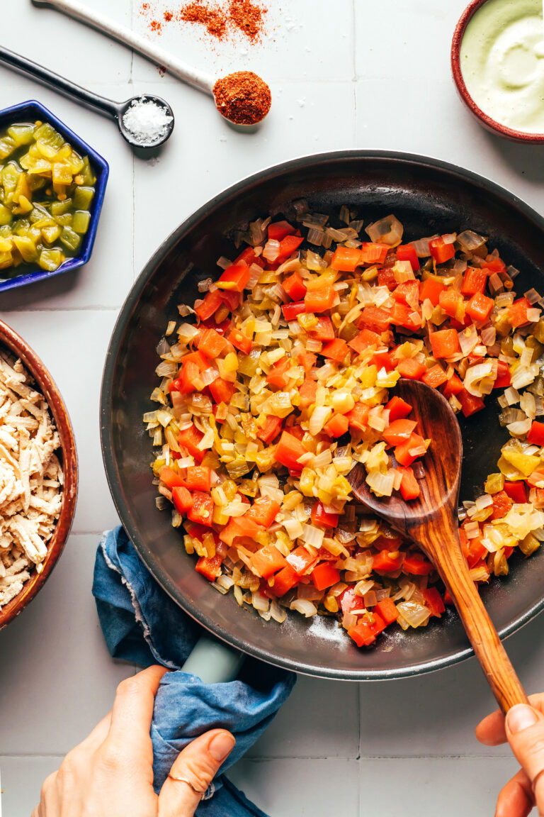 Creamy Vegan Green Chile Casserole Minimalist Baker Recipes