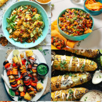 Photos of salads, dips, and more fresh corn recipes
