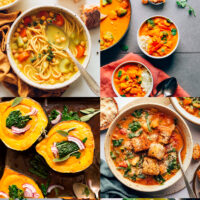 Assortment of comforting dairy-free fall dinner ideas