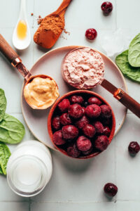 Chocolate Cherry Protein Shake - Minimalist Baker Recipes