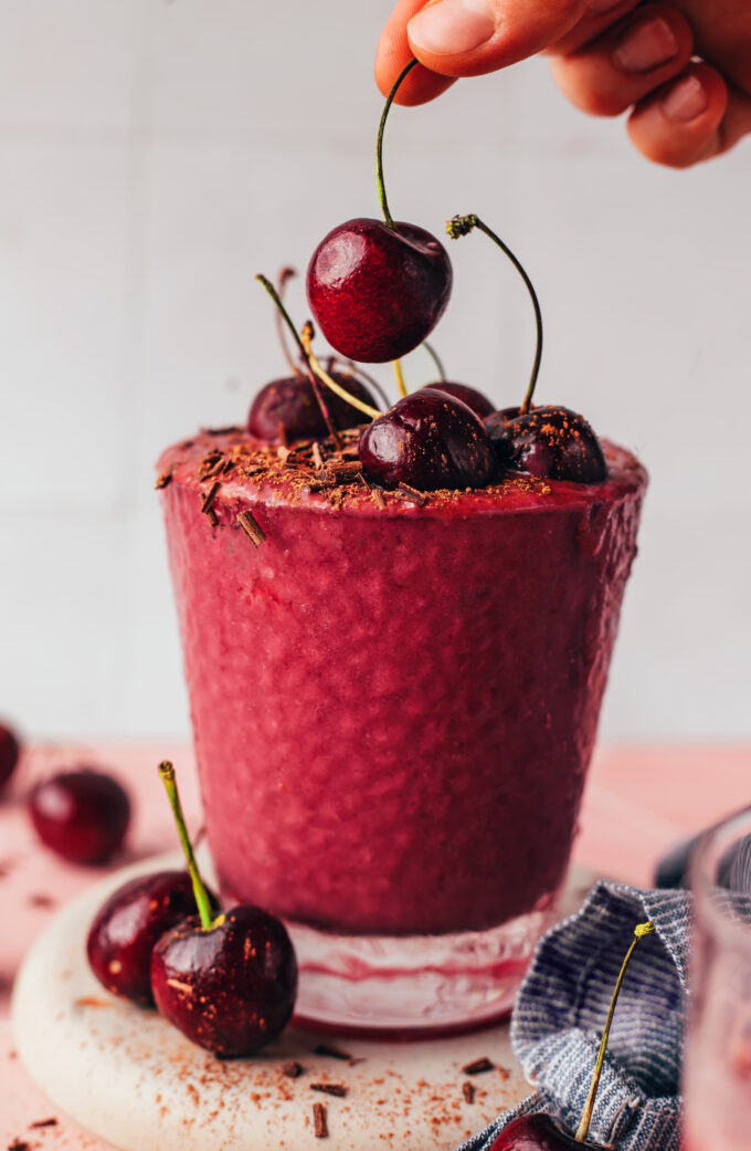 Chocolate Cherry Protein Shake