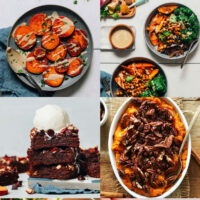 Recipe photos of some of our best vegan sweet potato recipes