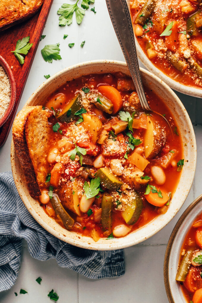 Veggie-Packed White Bean Minestrone