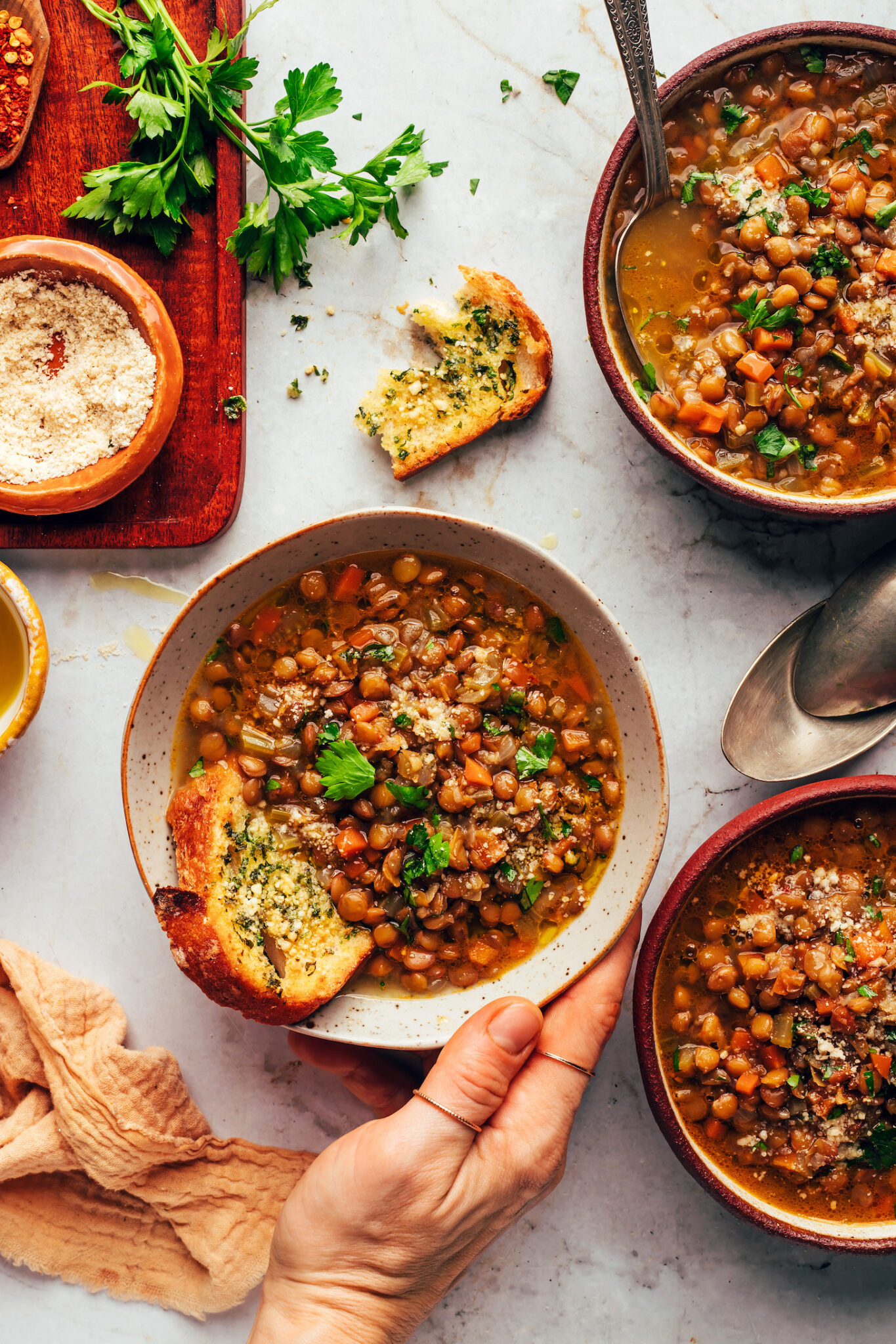 Italian Lentil Soup (Zuppa di Lenticchie) - Minimalist Baker Recipes