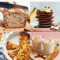 Assortment of breakfast and brunch recipes for our round-up of magical holiday breakfast ideas