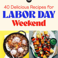 Photos of dips, sides, desserts, and drinks for our round-up of 40 delicious recipes for Labor Day weekend